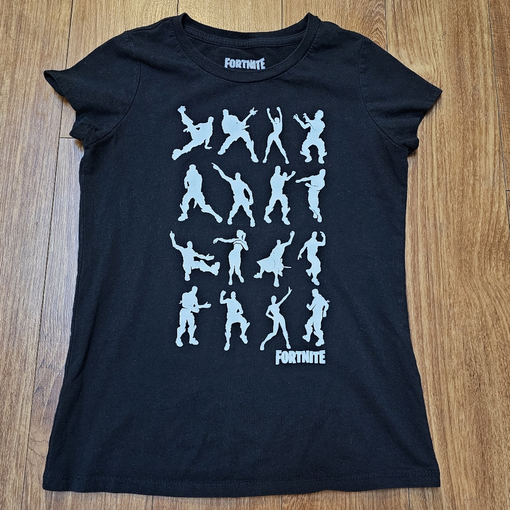 FORTNITE "Emote Dance Crew" Kids' Tee – Size Large (10/12)